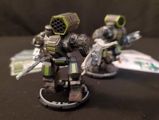 Mechwarrior Jade Falcon Lot of 12 pieces and 6 Cards from Wizkids