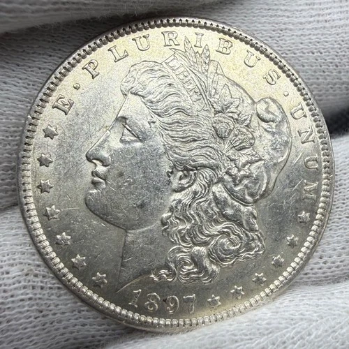 BU/Unc 1897 (P) Morgan Silver Dollar (1 coin)