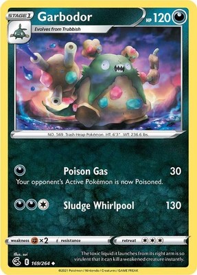 Garbodor SWSH08 169/264 Pokémon SWSH08: Fusion Strike Uncommon EN NM
