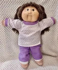 1984 Vintage Cabbage Patch Kids Doll Girl Brown Hair Brown Eyes 2 Dimples~Mfr. P