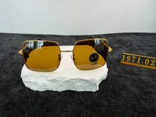 Ray-Ban RB1971 Square Sunglasses, Gold Frame, Yellow G-15 Lens