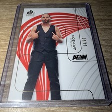 Nicholas Jackson 2025 UD AEW SP Signature Edition Red /99 Young Bucks #72