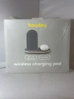 Qi 2-in-1 Wireless Charger - Heyday Night Gray