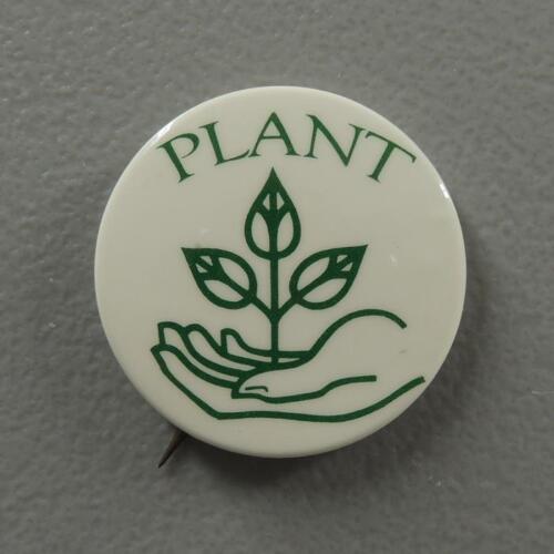 Roślina pod ręką Środowiskowy Dzień Ziemi Hipisowska Przyczyna Pinback Przycisk - Zdjęcie 1 z 3