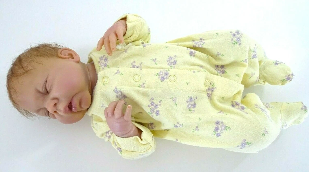 Reborn Baby Huti B ADG 04 Anatomically Correct Ashton Drake Sleeping Girl Doll