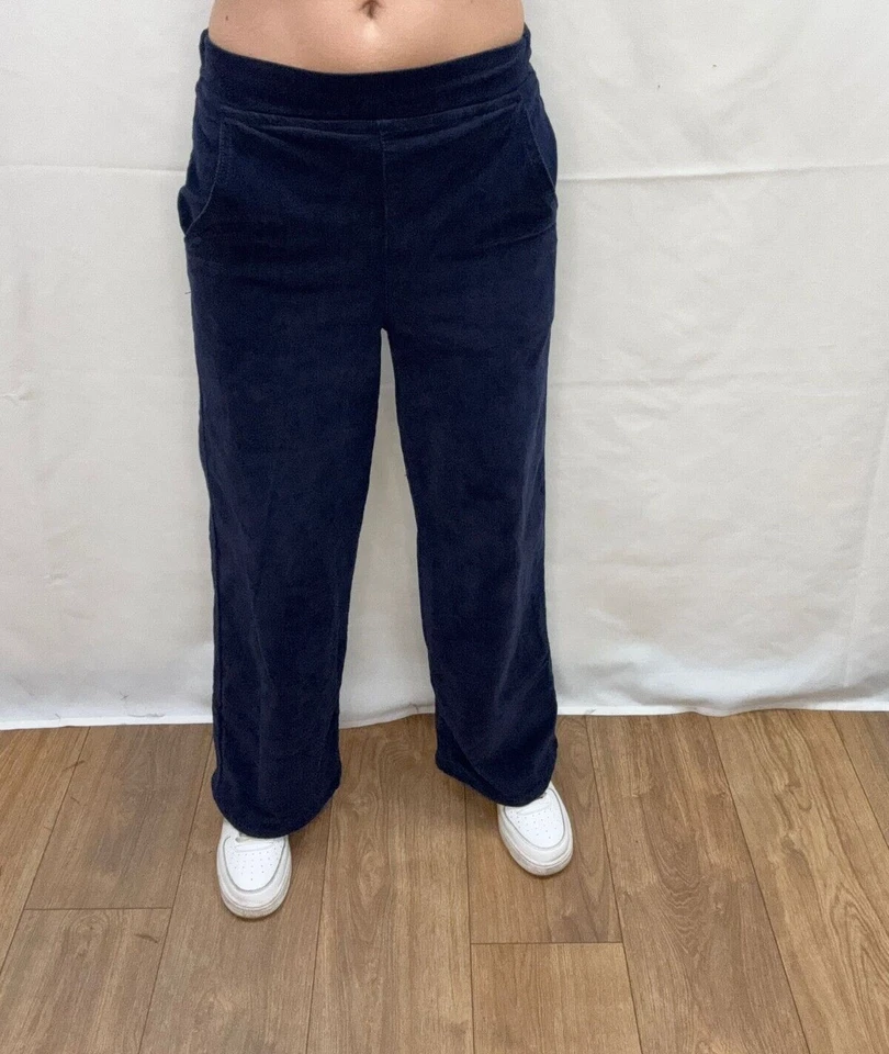 WITHDRAWN Petite Indigo Blue Cord Wide Leg Trouser WD-004 - Image 2 of 4