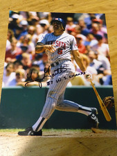 Gary Gaetti autograph 8X10 photo Angels Twins Inscription 87 W.S.Champs