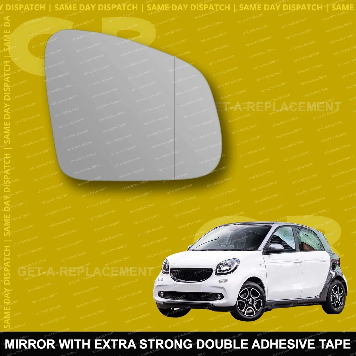 Smart fortwo wing mirror cheap replacement