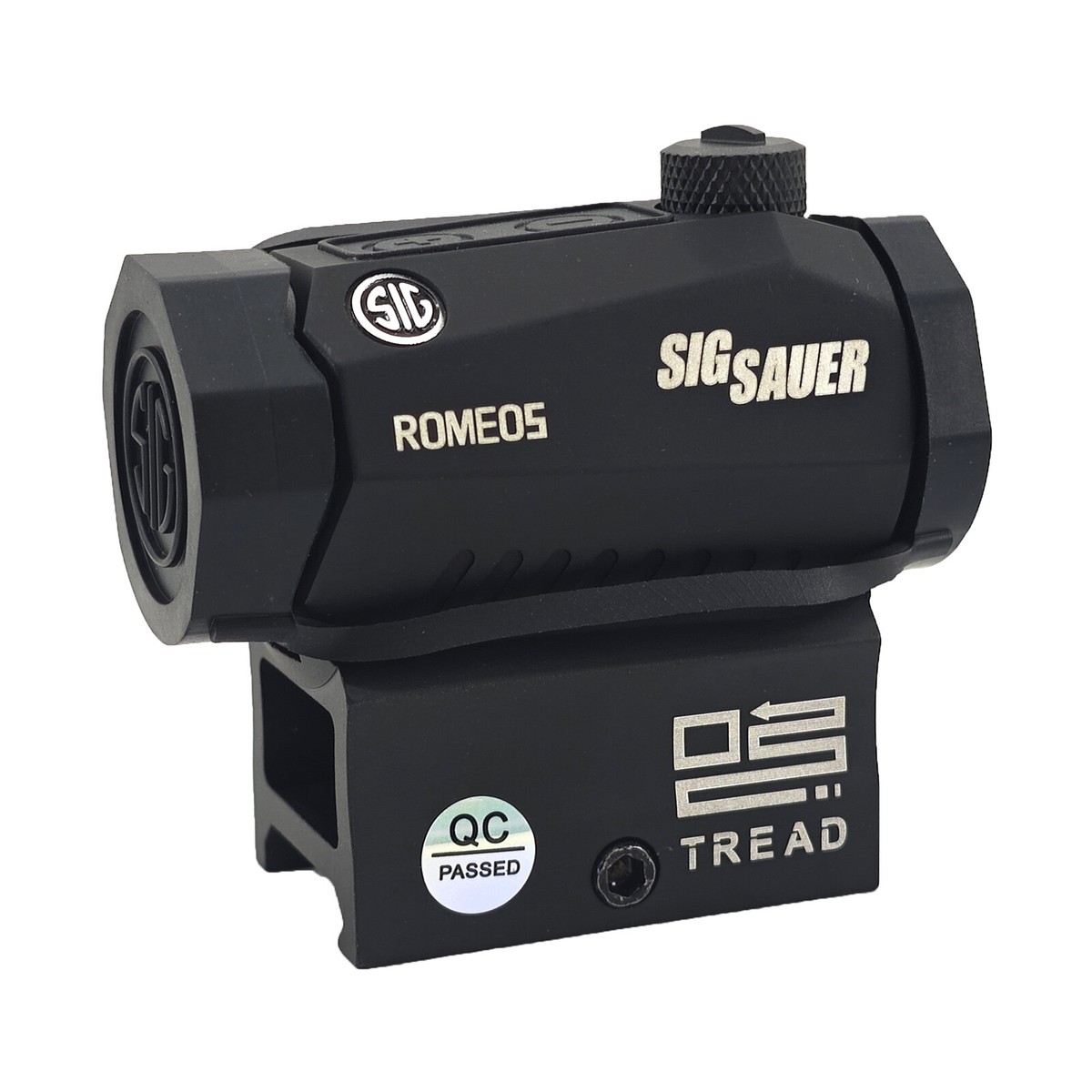 SIG SAUER ROMEO5 1x20mm Red 2 MOA Dot Sight - Black