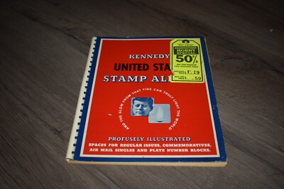 レア※アメリカ歴代大統領　切手 スタンプアルバム　ケネディ 1964 Kennedy US Stamp Album 1964 for singles & plate number blocks | eBay