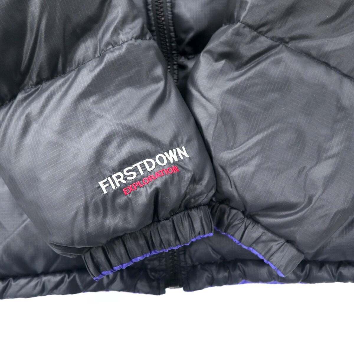 First Down USA 90's Reversible Puffer Jacket M Black Blue First Down USA 90's Reversible Puffer Jacket M Black Blue