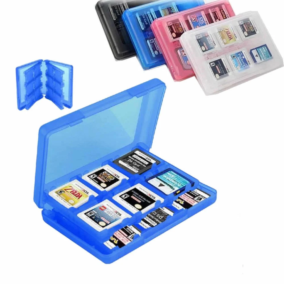 Game Card Case Holder 28 in1 Cartridge Storage Box For Nintendo 3DS DSi DS XL LL