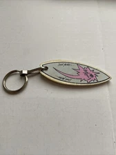 Local Motion Logo Surfboards Hawaii Rubber Vintage 1980’s Surfing Keychain Nice!