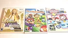 Wii Video Game Lot Hannah Montana Spotlight World Tour, Playground, Cooking Mama