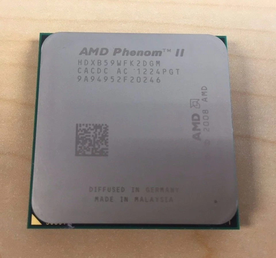 AMD Phenom II X2 B59 3.4 GHz HDXB59WFK2DGM 533 MHz CPU Processor AM3 - Image 2 of 4