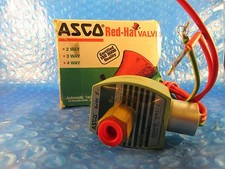 Asco 8314G31 Red Hat Solenoid Valve 3 Way 1/8 NPT Ports, N/C