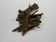ANTIQUE WROUGHT IRON SQUARE CUT NAILS 8D