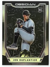 Jon Duplantier 2019 Panini Chronicles Obsidian Rookie #27 Diamondbacks Baseball