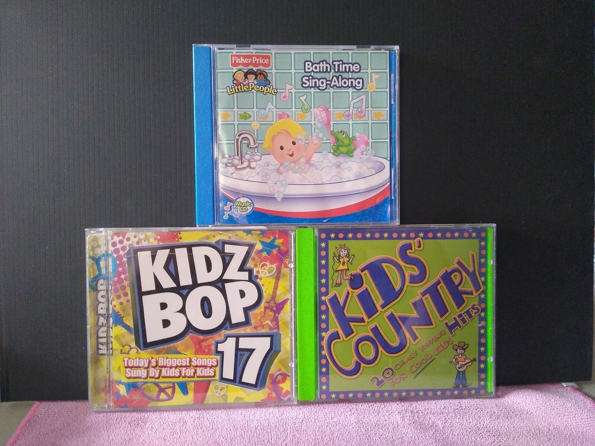 スキッズ スケア・トゥ・ダンス　デイズインヨーロッパCDセット 3 Lot Various Artists : Kidz Bop 17, Kids Country 20 Hits & Bath