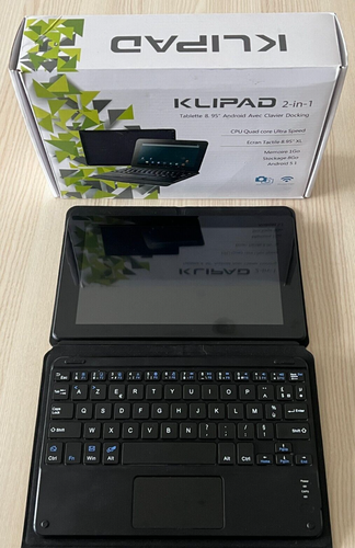KLIPAD 2-in-1 Tablette Docking avec Clavier 8.95 Android Ordinateur For Parts - Photo 2/22