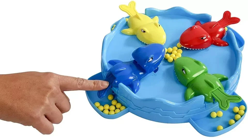 Juego de mordedura de tiburón divertido juego de pesca familiar para niños regalo de Navidad PUBLICACIÓN GRATUITA UK Foto 3 de 4