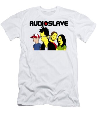 Audioslave T-Shirt Short Sleeve Cotton White Men Size S to 5XL