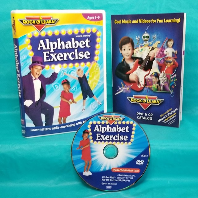 Rock N Learn DVD Alphabet Exercise Learn Letters While Exercising