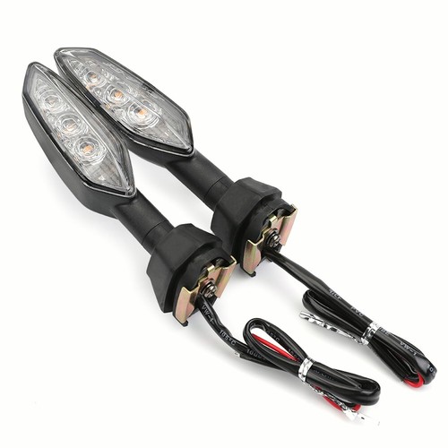 LED Turn Signal Lights for KAWASAKI Z900RS Z650 Z400 250 Z1000R Z250 SL 125 PRO - Foto 11 di 17
