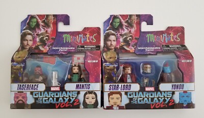 Lot Of 2 Sets Of Diamond Select Guardians Of The Galaxy Vol 2 Minimates 