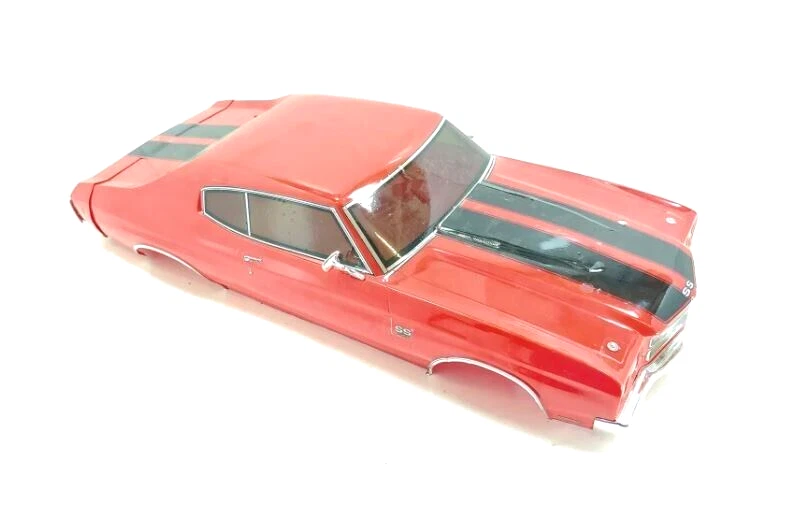 1970 Chevy Chevelle SS Body 1/10th RC Kyosho Fazer 454 LS6 Factory Painted Red - Image 2 of 4