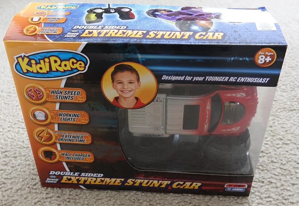 Kidirace FBA_LYSB019FYZ5YW-Toys Double Sided Remote Control RC Stunt Car - Image 3 of 3