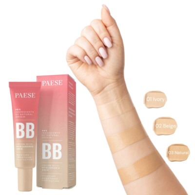 Paese BB Cream Satin Finish with Hyaluronsid Light Coverage 30ml All Skin
