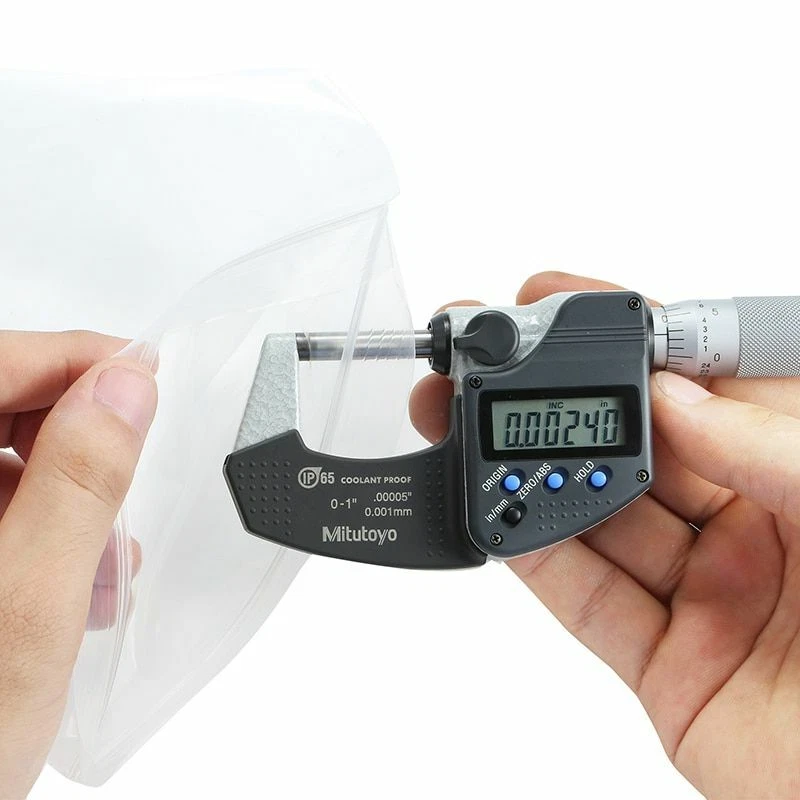 Zip Lock Storage Food Reusable Bag Freezer Clear Transparent Bags Plastic Seal - Image 4 of 4