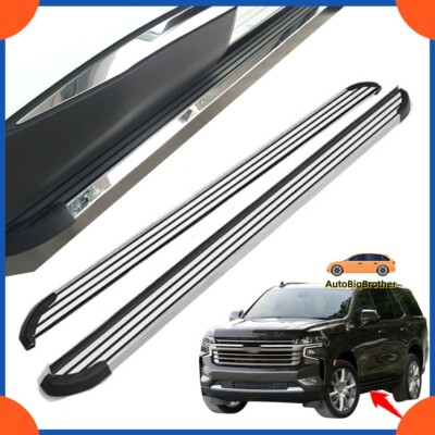 Fits for Chevrolet Tahoe 2021 2022 2023 2024 Side Steps Pedal Running Nerf Bar
