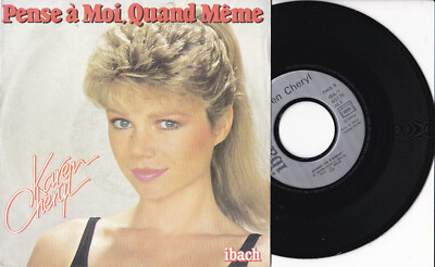 Karen Cheryl -Pense À Moi, Quand Même- 7'' 45 France, Disques Ibach