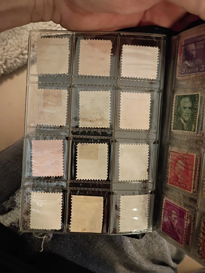 Money 1977 Twenty Dollar Bill & 70 Vintage/Antique President Stamps  RARE LOOK!  - Image 4 of 4