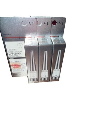 VT Cosmetics Reedle Shot Lip Plumper Spicy - Expert - 0.15 oz Exp. 2028 Lot Of 3