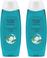 By Amazon Sea Salt & Mint Shower Gel, 2 x 500ml 5.54 per litre