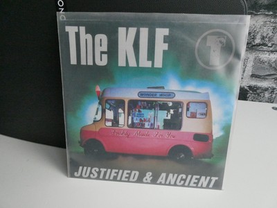 The KLF - Justified & Ancient  - 7'' Vinyl Schallplatte - Zustand ist Top!