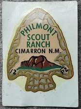 Philmont Scout Ranch - Window Decal - 60s-70s - Boy Scouts of America/BSA