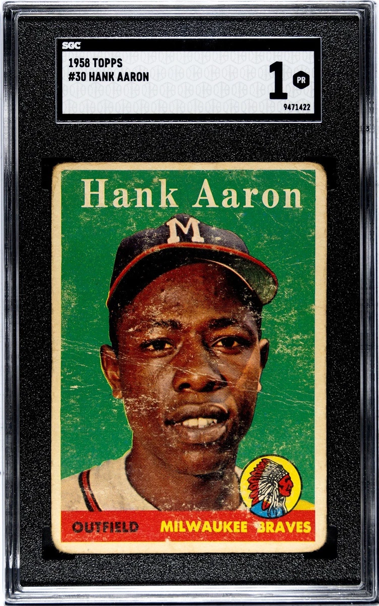 topps #30 Hank Aaron 野球カード Topps Hank Aaron #30 1958 for sale | eBay