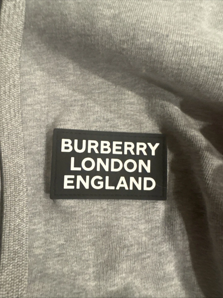 Burberry cotton blend zip up hoodie Size Small - Image 2 of 4