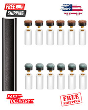 12 PCS Screw on Pool Cue Tips Replacement Kit...