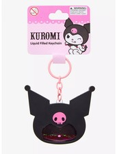 Kuromi Liquid Glitter Key Chain