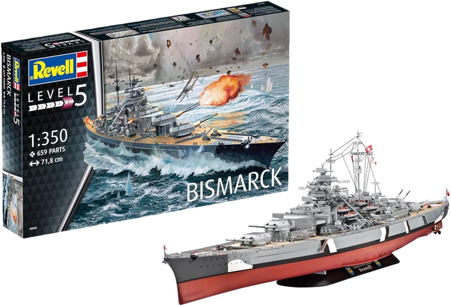 REVELL - German Battleship ""Bismarck"" 1:350