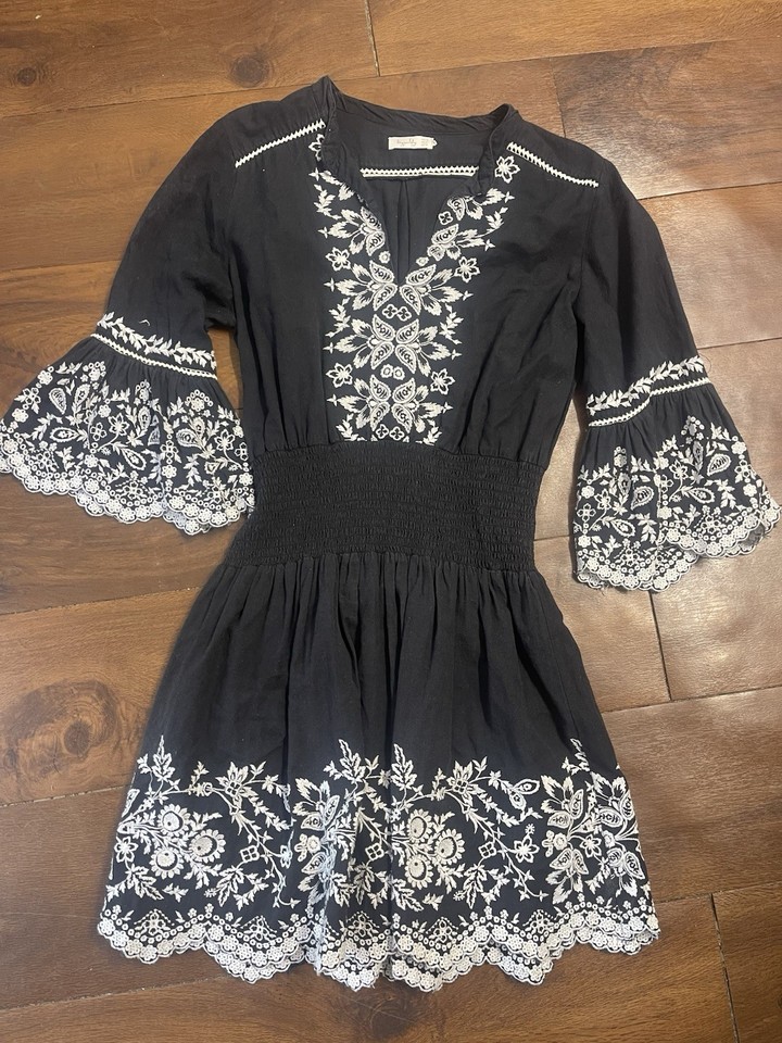 tigerlily Size 10 Black White Dress Mini women’s A line 
