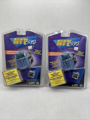 Lot of 2 Vintage Tiger Electronics Hit Clips Micro Music System Backstreet Boys