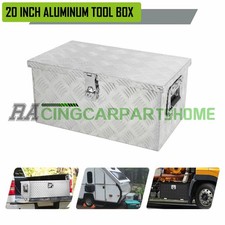 20 Aluminum Stripes Plated Tool Box Pick Up Truck Rv Trailer Storage Organizer 20 Aluminum Stripes Plated Tool Box Pick Up Truck Rv Trailer Storage Organizer