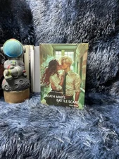 Breath Mints and Battle Scars book - Limited edition green background cardboard 