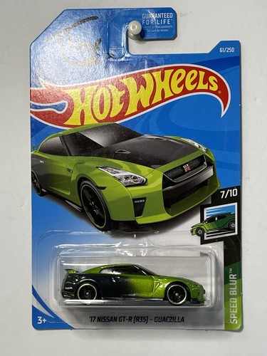 HOT WHEELS 2019 '17 NISSAN GT-R (R35) GUACZILLA TFox #61/250 - Foto 2 di 3